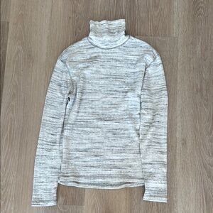 Men’s Gray Turtleneck Sweater - Standard Cloth - Small